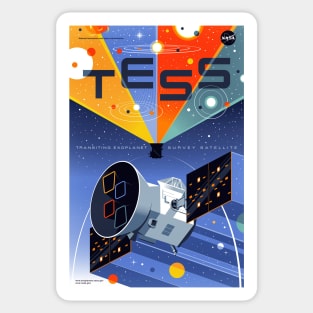 TESS Mission Poster Sticker